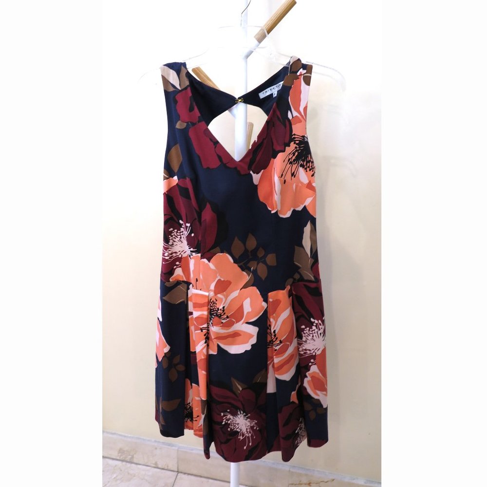 Trina Turk Floral Dress- Floral Fit, Multi color